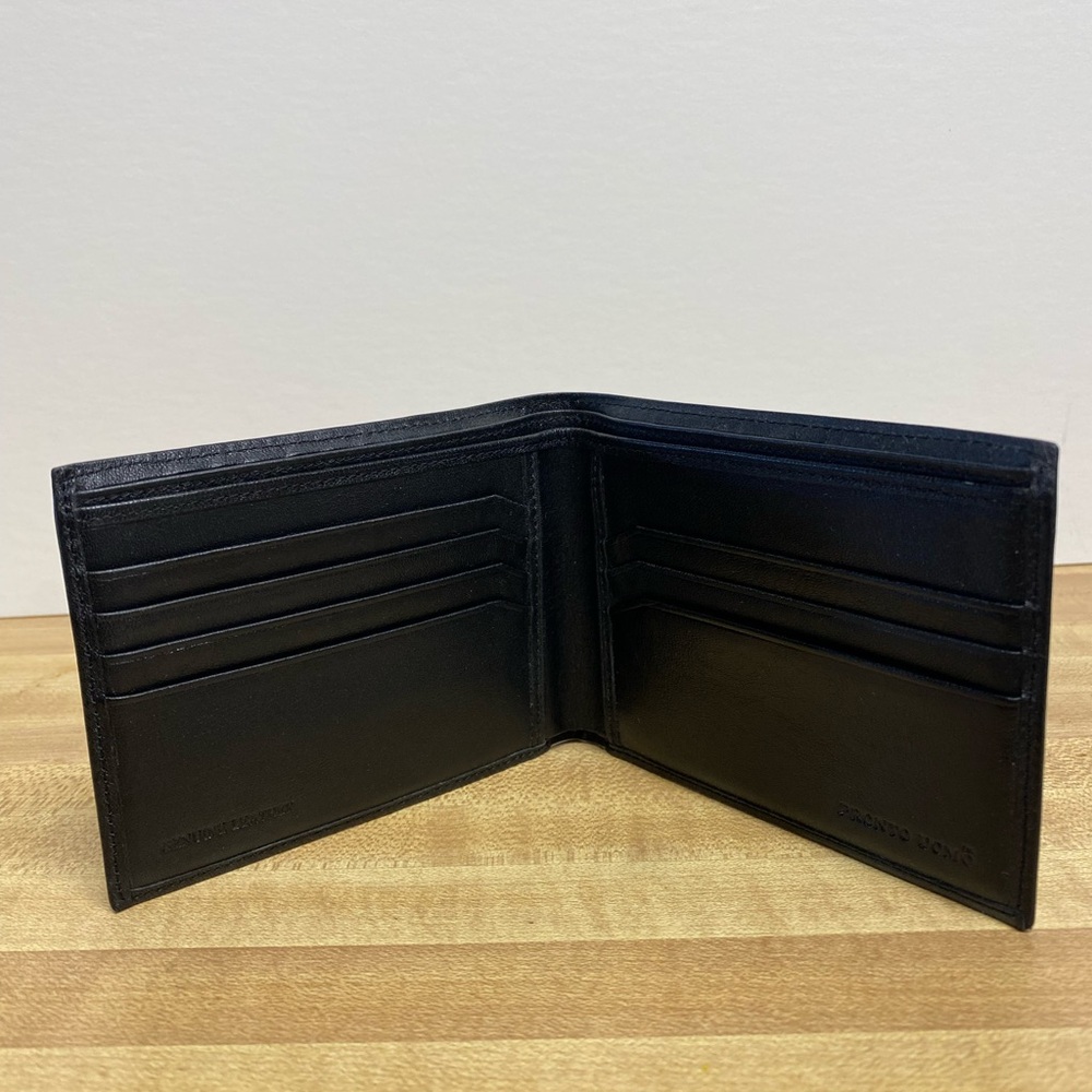 Pronto Uomo black leather wallet